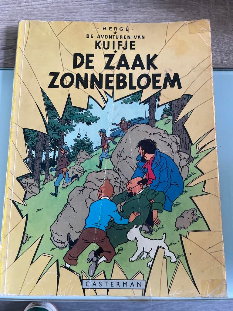 Kuifje: De Zaak Zonnebloem - Klassiek Stripboek, Eén stripboek, Ophalen, Gelezen