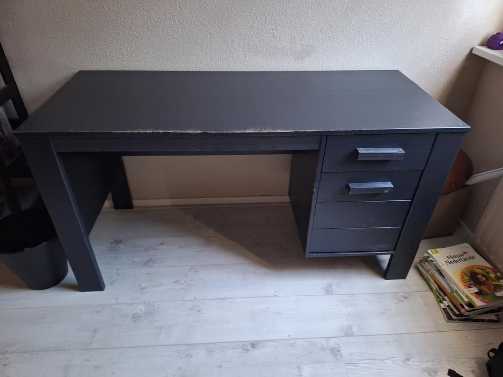 Woood bureau, Ophalen, Hout, Kinderbureau, Zo goed als nieuw