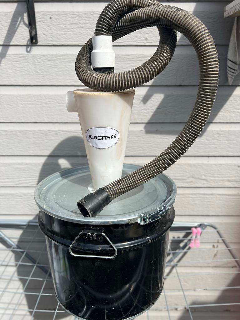 Stofafscheider voor zaagtafel of afkortzaag, Ophalen, Gebruikt