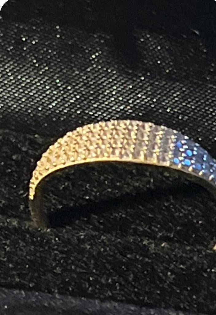 14K gouden ring zirkonia maat 60 – vaste prijs €100, Ophalen of Verzenden, Zo goed als nieuw, Goud, Dame