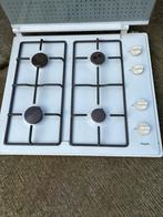 Pelgrim 4-pits gasfornuis met glazen afdekplaat, Ophalen, Gebruikt, Minder dan 85 cm, 4 kookzones