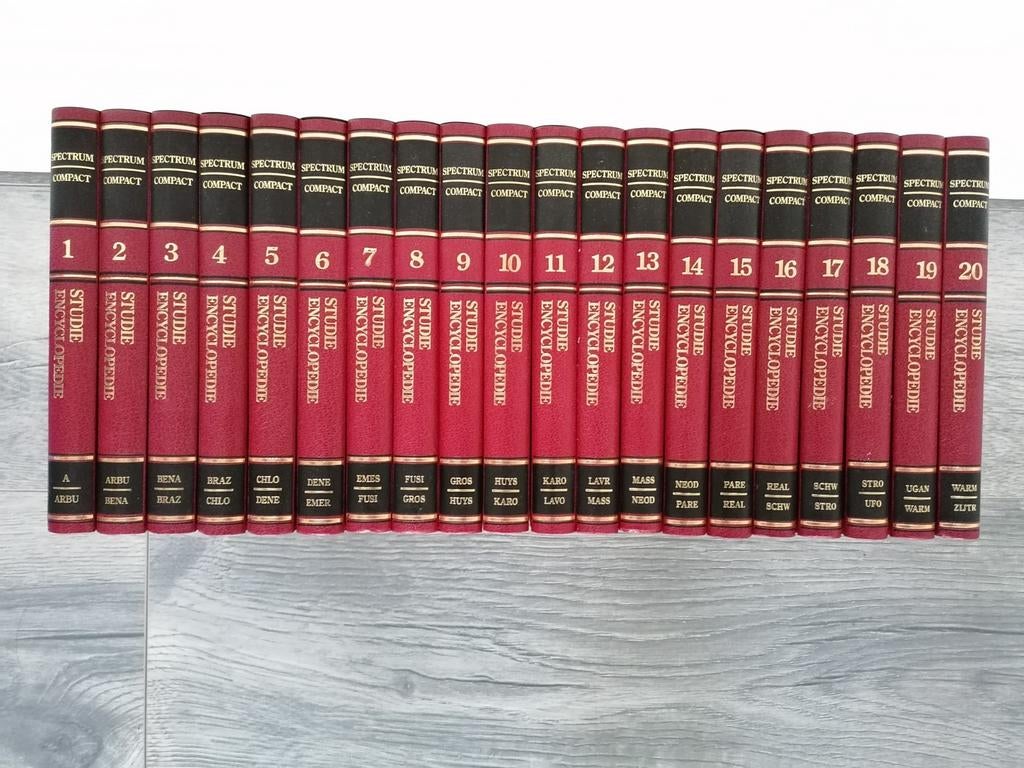 20 delige spectrum compact studie encyclopedie
IZGS, Boeken, Encyclopedieën, Ophalen of Verzenden, Zo goed als nieuw, Algemeen