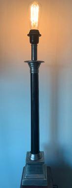 Frans Koloniale Mid-Century Brass Lamp - 67cm hoogte, Ophalen of Verzenden