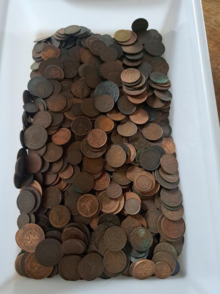 Halve centen,leeuw centen ,2 en half centen, Postzegels en Munten, Munten | Nederland, Ophalen of Verzenden, Koningin Wilhelmina