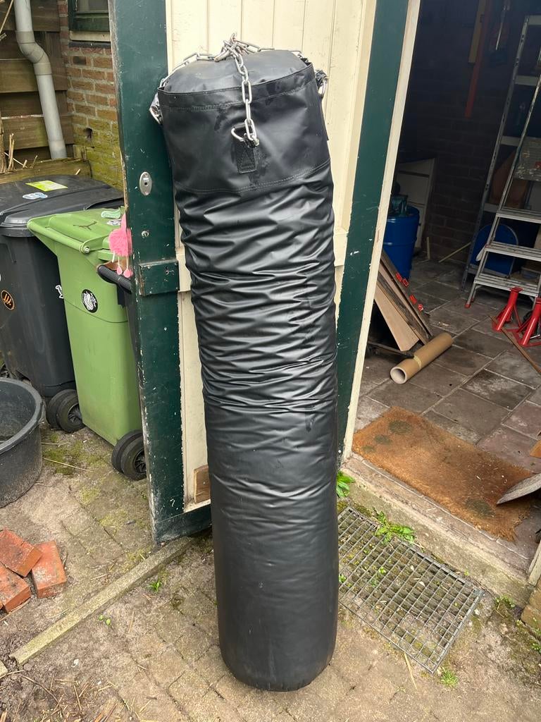 Bokszak 50kg 1.80m, Sport en Fitness, Vechtsporten en Zelfverdediging, Gebruikt, Overige, Vechtsportmateriaal, Groter dan maat XL