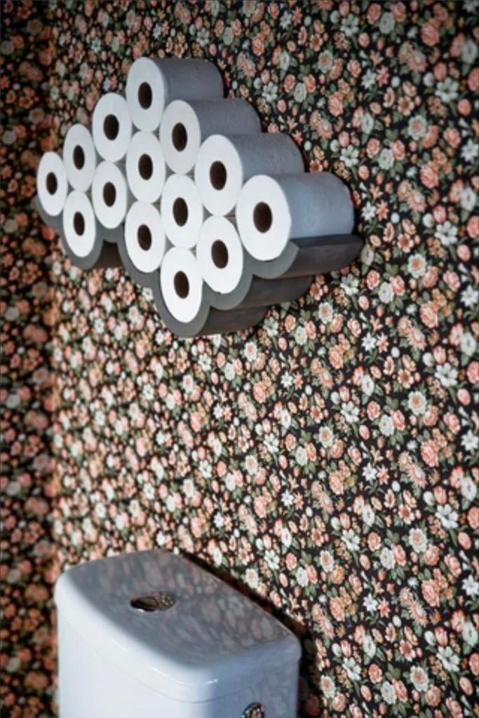 DESIGN Wolkvormige Toiletrolhouder, Ophalen