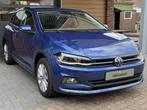 Volkswagen Polo 1.0 TSI Highline,Navi,Appcar,Cruise,Camera, Voorwielaandrijving, Gebruikt, Blauw, Bedrijf