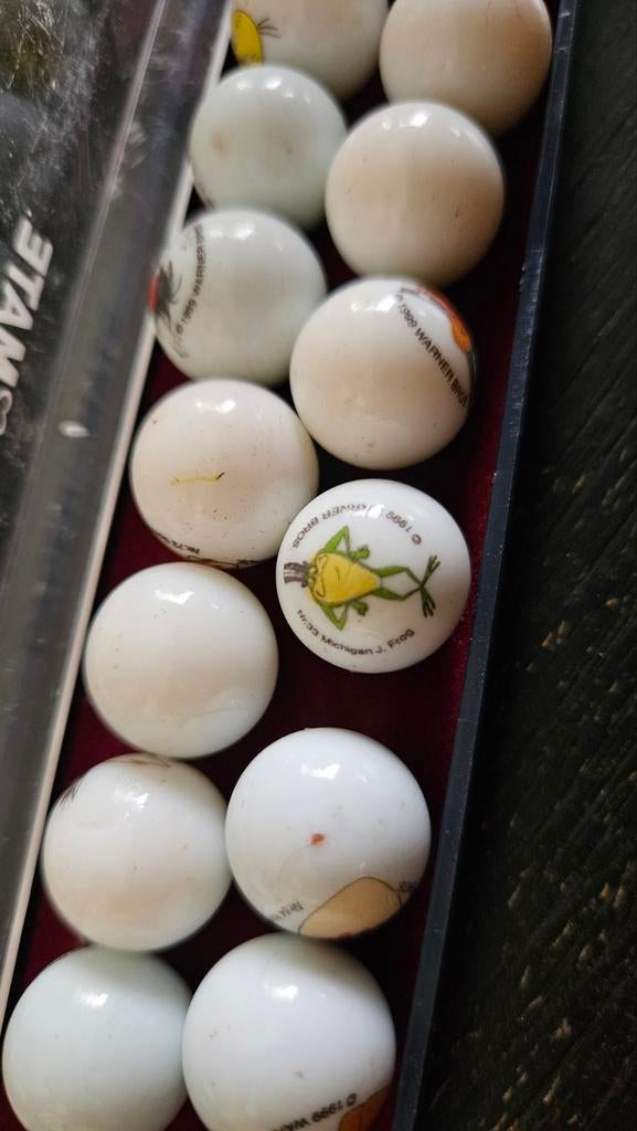 26 looney tunes warner bros knikkers 1999, Ophalen of Verzenden, Looney Tunes, Beeldje of Figuurtje