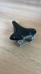 Vintage BROOKS B66 Leren Fietszadel lederen zadel geveerd, Ophalen of Verzenden, Gebruikt, Oldtimer, Zadel