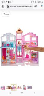 Barbiehuis herenhuis met accessoires, Ophalen of Verzenden, Zo goed als nieuw, Toebehoren