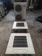 Mitsubishi FDC250VSA 2x cassette FDT125VG warmtepomp airco, Witgoed en Apparatuur, Airco's, Afstandsbediening, 100 m³ of groter