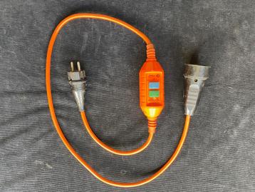 Verlengkabel 2 meter met aardlekschakelaar 30 ma beschikbaar voor biedingen