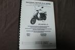 Derbi Atlantis WVTA 2000 scooter parts list, Ophalen of Verzenden, Gebruikt
