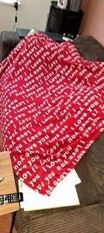 Leuke deken Valentijn I LOVE YOU I LOVE YOU, Ophalen of Verzenden, Zo goed als nieuw