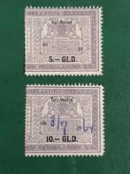 Nederland Belastingzegels 5 en 10 Gulden, Postzegels en Munten, Postzegels | Nederland, Ophalen of Verzenden, Na 1940, Gestempeld