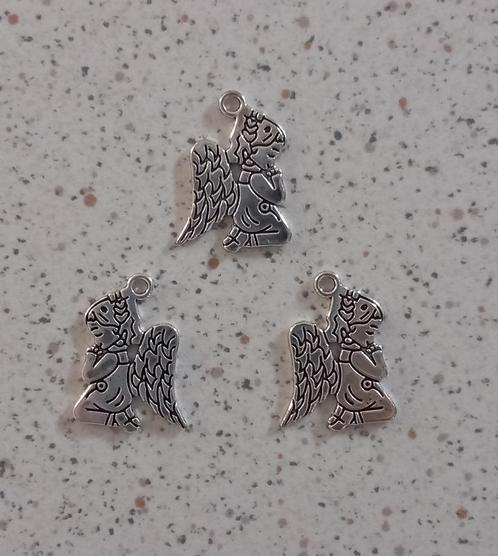 Metalen engel bedel (2) "nieuw", Hobby en Vrije tijd, Kralen en Sieraden maken, Nieuw, Bedel, Ophalen of Verzenden