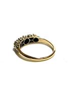 18k gouden ring met parels en diamanten, Sieraden, Tassen en Uiterlijk, Ringen, -, -, Ophalen of Verzenden, Zo goed als nieuw