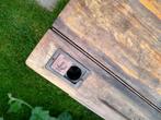 Te koop Vintage kinder schoolbankje met stoel, Ophalen, Gebruikt