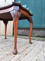 Rechthoekig houten bijzettafeltje Queen Ann pootjes, Ophalen