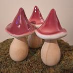 Set paddestoelen, Verzamelen, Beelden en Beeldjes, Ophalen of Verzenden, Zo goed als nieuw, Dier