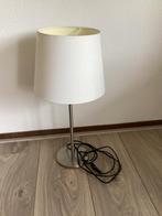 Tafellamp met stoffen kap en metalen voet, Huis en Inrichting, Ophalen, Gebruikt, 50 tot 75 cm