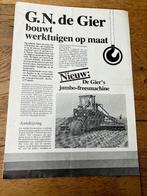 De gier werktuigen op maat / zelfrijders, Ophalen, Zo goed als nieuw, Gebruiksvoorwerp