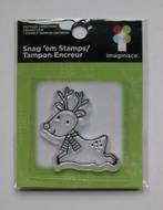 Imaginisce stamp Reindeer **nieuw**, Ophalen of Verzenden, Nieuw, Clearstamp
