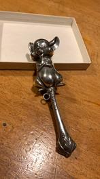 Zilveren rammelaar Muis. Gekeurd, Ophalen of Verzenden, Zilver