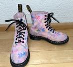 Dr. Martens veterlaarzen maat 37 roze Pascal regenboog verf, Verzenden, Roze, Dr. Martens, Zo goed als nieuw