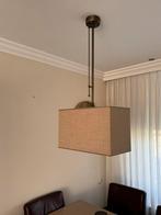 Stijlvolle hanglamp met stoffen kap, Huis en Inrichting, Lampen | Hanglampen, Ophalen, Zo goed als nieuw, Stof, 75 cm of meer