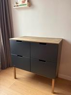 Kidsmill Sepp commode antraciet/beuken, Ophalen of Verzenden, Zo goed als nieuw, 25 tot 50 cm, Minder dan 100 cm
