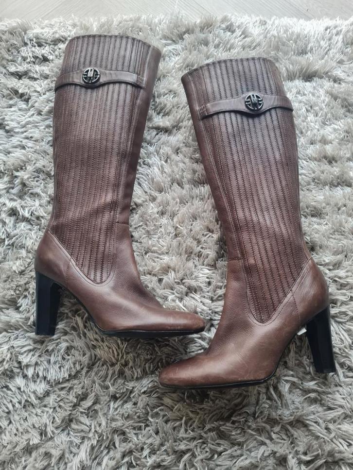 Elegante bruine hoge laarzen * maat 40 * Jette, Kleding | Dames, Schoenen, Zo goed als nieuw, Hoge laarzen, Bruin, Ophalen of Verzenden