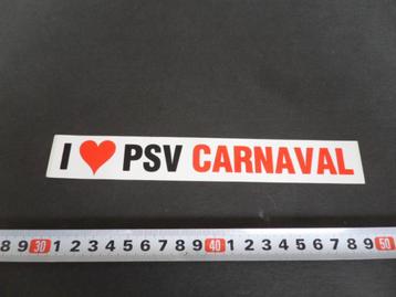 sticker EHV Eindhoven I Love PSV Carnaval *  beschikbaar voor biedingen