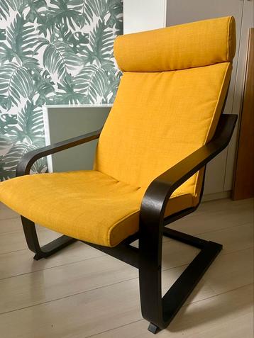 Fauteuil, grote stoel, geel , ikea beschikbaar voor biedingen