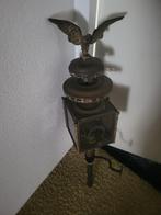 ANTIEKE KOETSLAMP - 170- MET MUURSTEUN., Antiek en Kunst, Ophalen