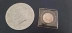 1964 J.F. Kennedy 90% Zilver holder The Singer Company, Ophalen of Verzenden, Noord-Amerika, Zilver