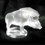 Lalique mascotte Wildboar mascotte, Antiek en Kunst, Antiek | Glas en Kristal, Ophalen of Verzenden
