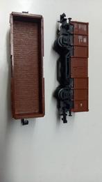 Minitrix hogeboord wagon set van 2, Ophalen of Verzenden, Gelijkstroom, Wagon, Trix