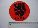 sticker KNVB 1980 Voetbal vintage kortekaas wassenaar nl, Verzenden