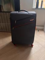 Verage Koffer met Veel Opbergruimte, Overige materialen, Gebruikt, 45 tot 55 cm, Uitschuifbare handgreep