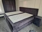 Extra breed kingsize boxspring, Tweepersoons, Ophalen of Verzenden, Zo goed als nieuw, Overige maten