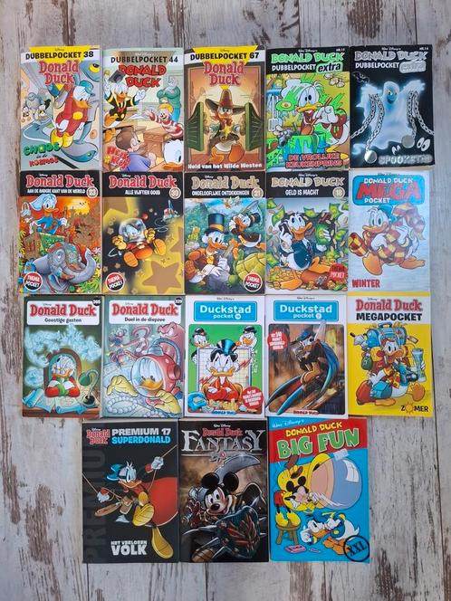 18 Donald Duck pockets (dubbel pockets, theme pockets etc.), Boeken, Strips | Comics, Zo goed als nieuw, Meerdere comics, Europa