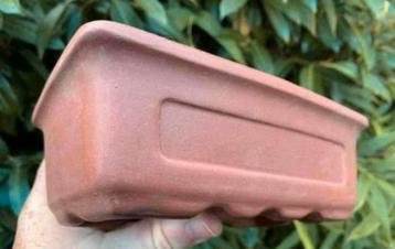 Bonsai schaal bruin ongeglazuurd gemerkt 18,3x11,5x6,3 beschikbaar voor biedingen