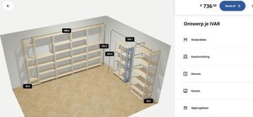 Ikea Ivar opbergsysteem 30 50 cm diep beschikbaar voor biedingen