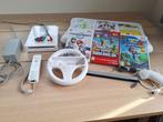 Wii met balance board en Mario spellen, Spelcomputers en Games, Met 1 controller, Gebruikt, Met games, Ophalen