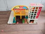 Vintage Fisher-Price garage, Kinderen en Baby's, Ophalen, Gebruikt, Speelset