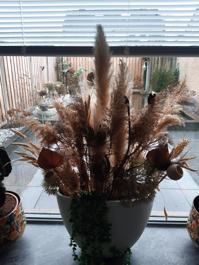 Mooie droogboeket, Ophalen of Verzenden, Zo goed als nieuw