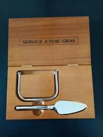 Zilveren " service a foie gras"  set ganzenlever set, Gebruikt, Ophalen of Verzenden
