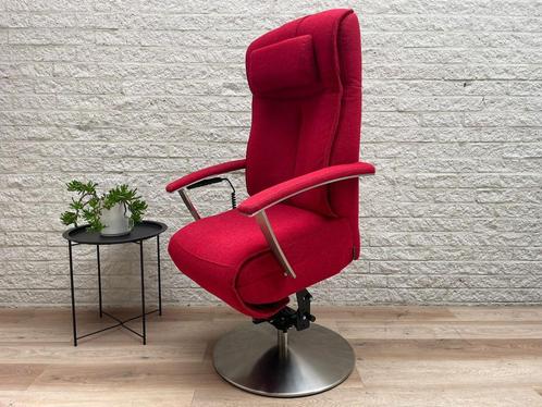 Prominent Stockholm sta op stoel relaxfauteuil ACCU garantie, Huis en Inrichting, Fauteuils, Zo goed als nieuw, Stof, 50 tot 75 cm