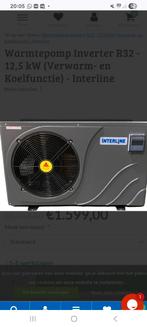 zwembad warmtepomp 12,6KW ongebruikt dus nieuw, Ophalen of Verzenden, Zo goed als nieuw